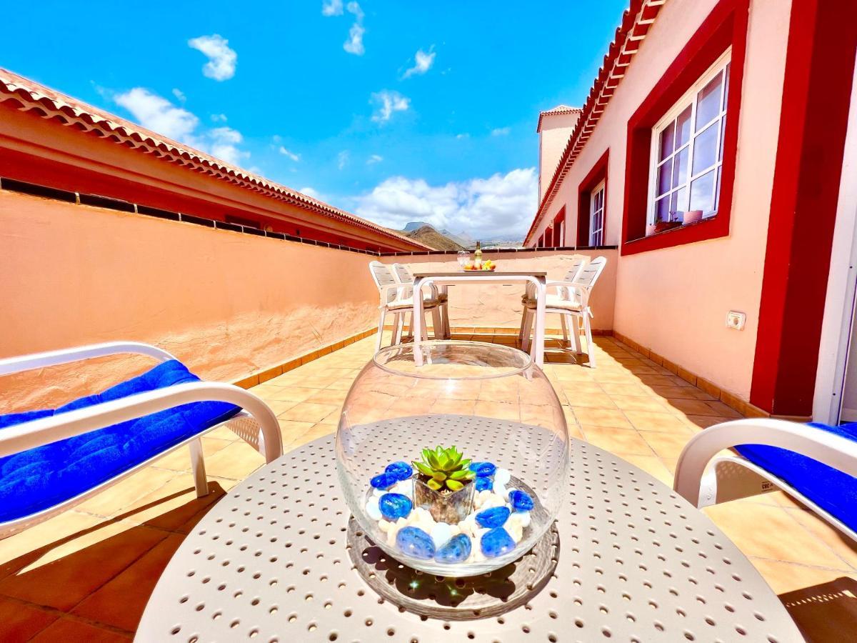!!! Relaxing View, The Heights Apartment With Terrace And Heated Pools, Los Cristianos Los Cristianos  Extérieur photo